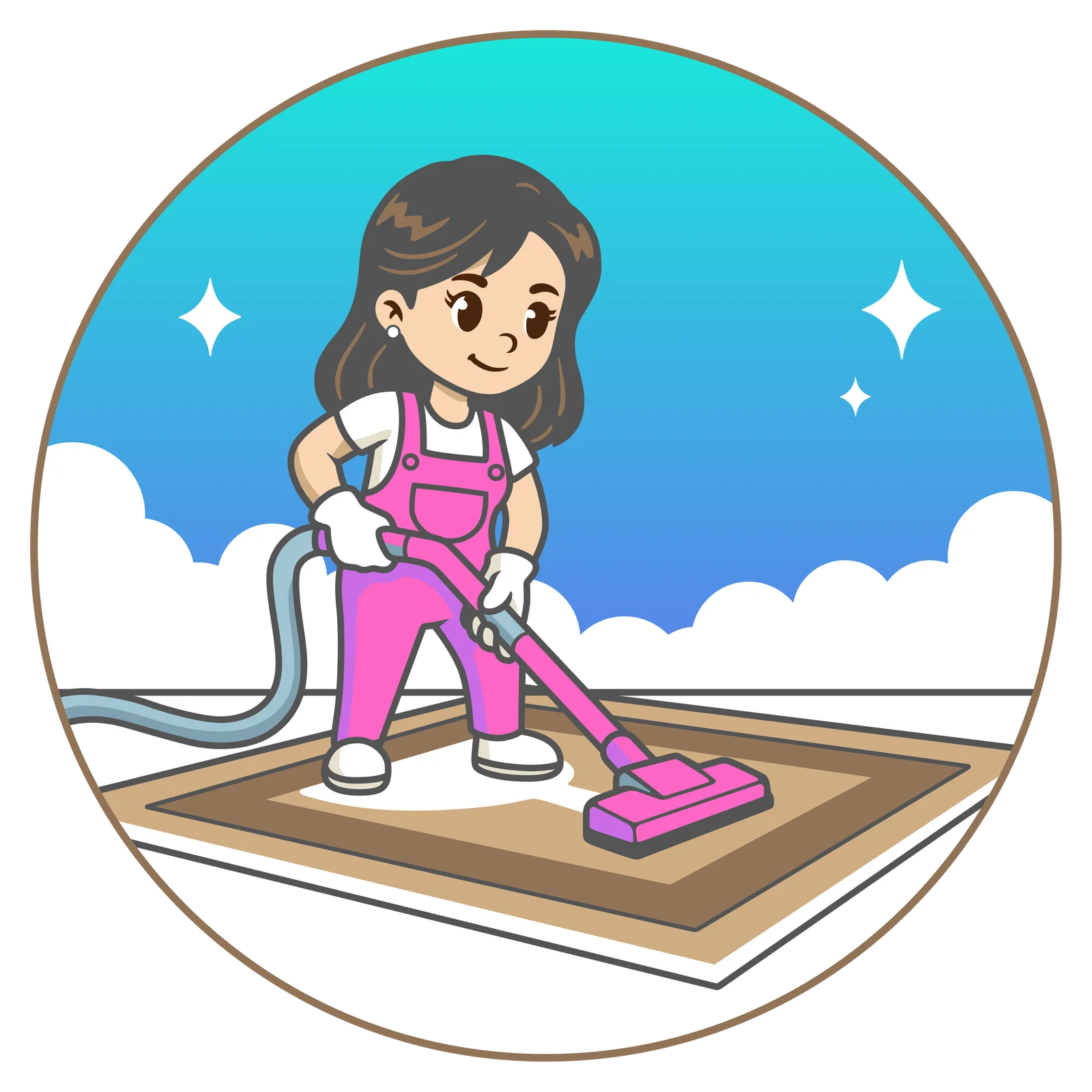 The Divine Cleaners mascot